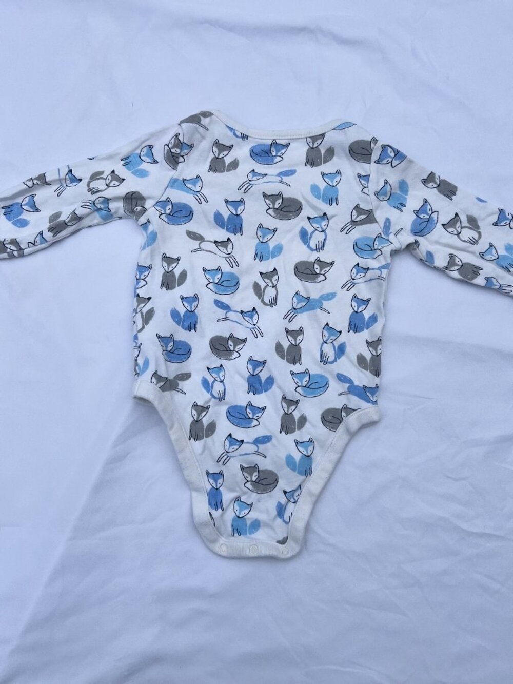 Boys 12M Baby Gap‎ Fox Onesie — Short Sleeve — GUC